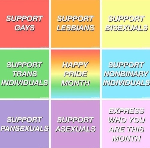 were-all-queer-here: It’s not pride month, but it’s always good to have some pride IT IS NOW-