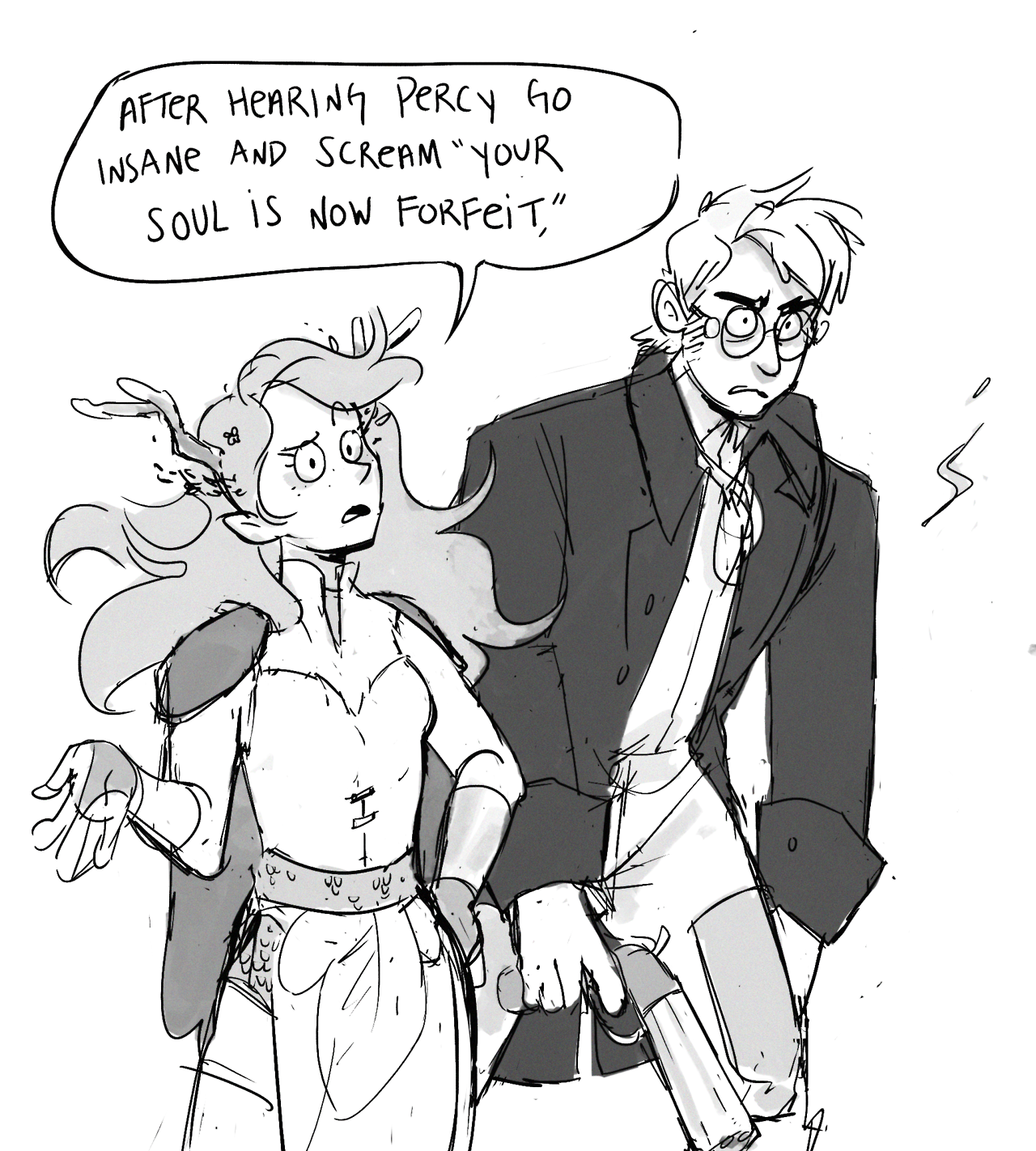 littlenimart:doodled out this little exchange from the Crimson Diplomacy episode