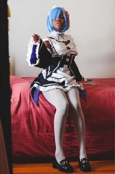 cosplayingwhileblack: Character: Rem  Series: Re:ZeroCosplayer: @chibithotcosplayPhotograp