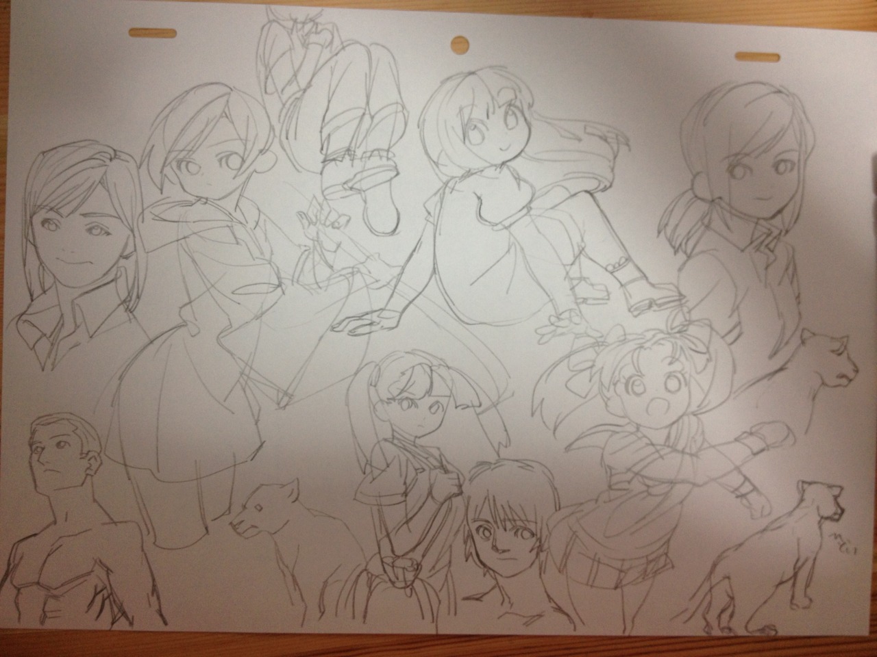 あんなの見てしまったらいてもたってもいられなかったので描いてた落書き。