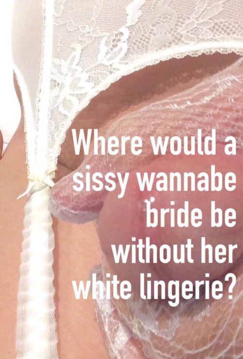 sohard69white:I’d be lost if I didn’t have my white lingerie!