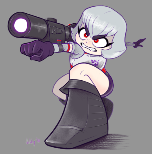 Megatron girl!Based on that Joe NG drawing from way back when (reblog if you know what I’m tal