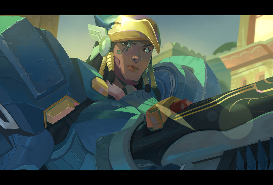 overwatchcommunity: Community Spotlight! NesskainDigital artist from France My heart