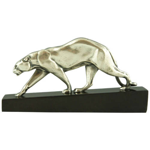 Maurice Prost, walking panther, 1925. Bronze. Made by Susse frères, Paris. Source