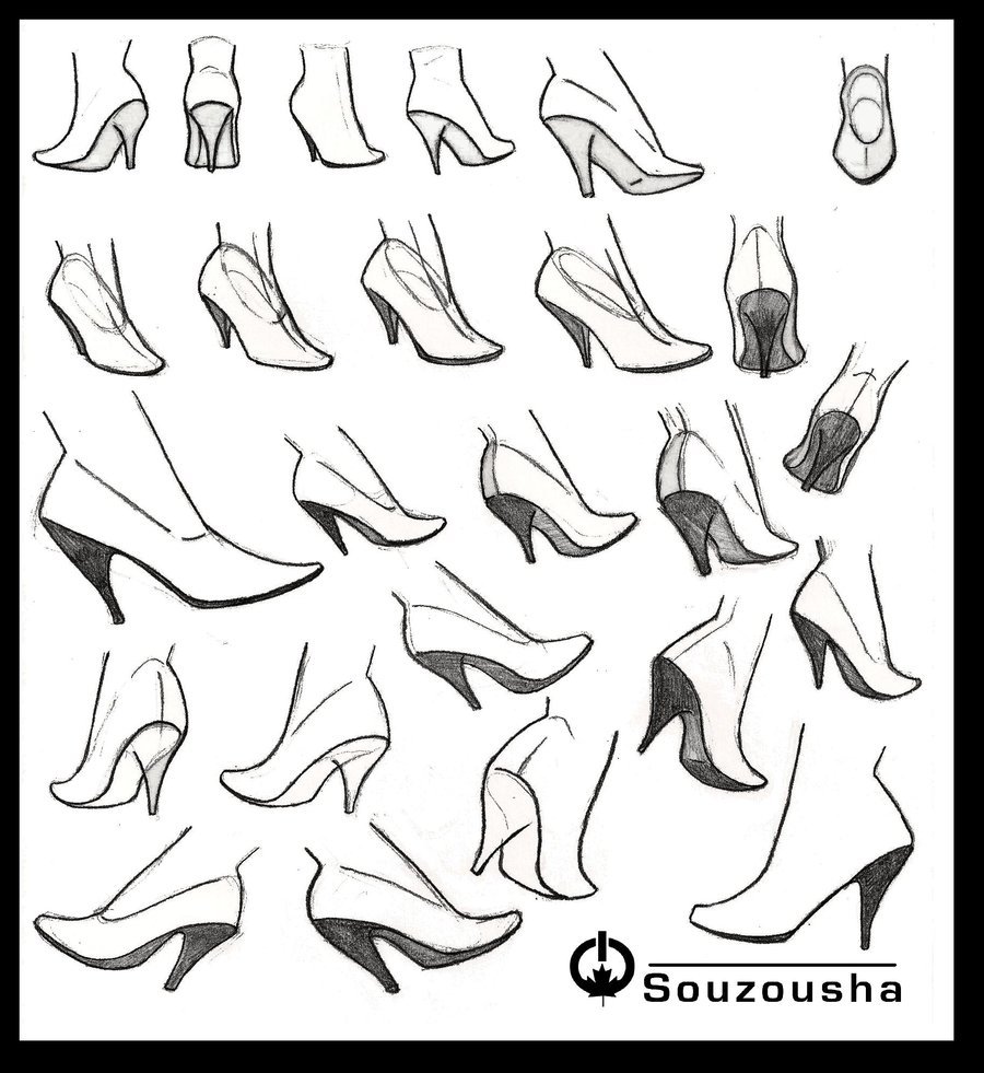 Featured image of post Platform Shoes Drawing Reference Choose your favorite shoe drawings from millions of available designs