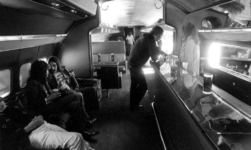 jimmylpage:  Inside Led Zeppelin’s Starship - 1975 (part 2) (part 1)