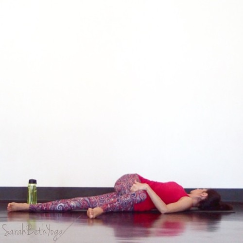 sarahbethyoga: People are falling asleep during my 20 minute “Yoga for Scoliosis - Gentle Stre