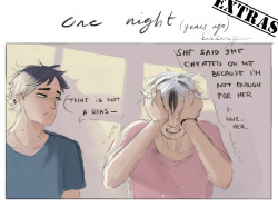 eicinic:  bokuaka extras, extras, adult au Akaashi breaks his promises. 