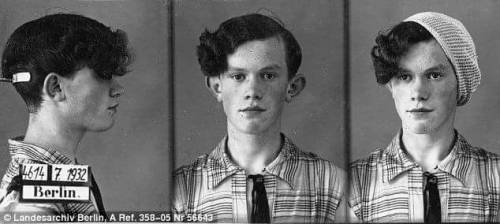 righteoussness: cassidybychance: “Johann Scheff, trans lady SW arrested in 1932 for nicking wo