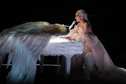 bloodyxmary:   Lady Gaga performs onstage