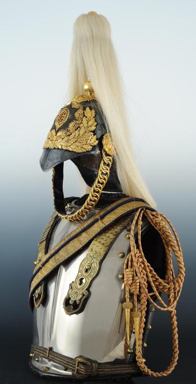 victoriansword:Officer’s Helmet and Cuirass, 1st Life Guards