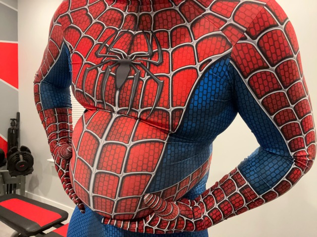 Spider-Man looking thicccc