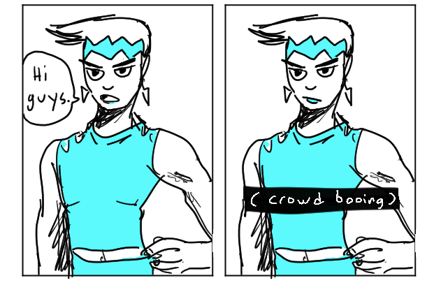 gayemodad:  old drawings i did for the #jojo69min sitcom prompt 