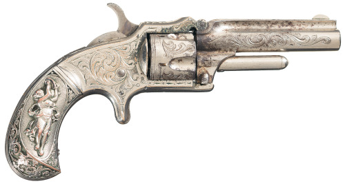 Engraved Marlin No.32 with Degress “Tiffany Style” grips, mid to late 19th century.Estimated Value: 