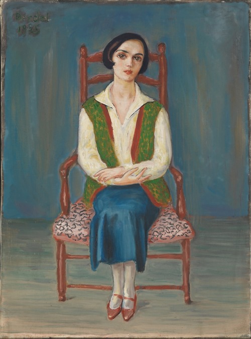 somanyhumanbeings: Nils von Dardel, Bulgarsk kvinnne (1925)