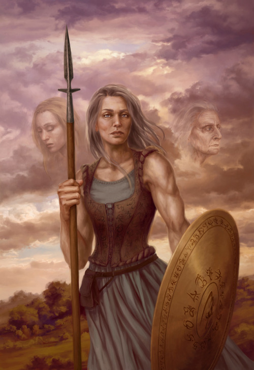 A commissioned book cover for Peter V. Brett&rsquo;s &ldquo;BARREN&rdquo;, a &lsquo;