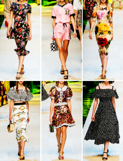 Dolce & Gabbana at Milan Fashion Week Spring 2017