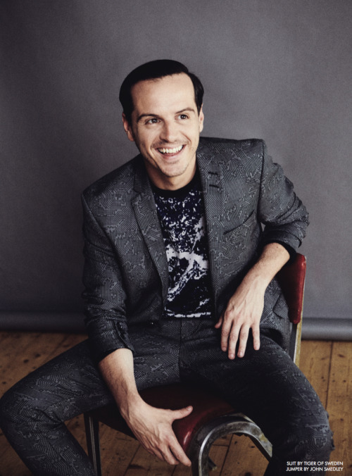 nixxie-fic:Andrew Scott pics in High Quality from his upcoming Candid Magazine photoshoot - (x) Clic