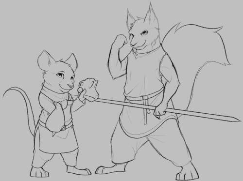 Brome And Felldoh Are My Two Favourite Characters In The Entirety Of The Redwall Series So I Had To Draw