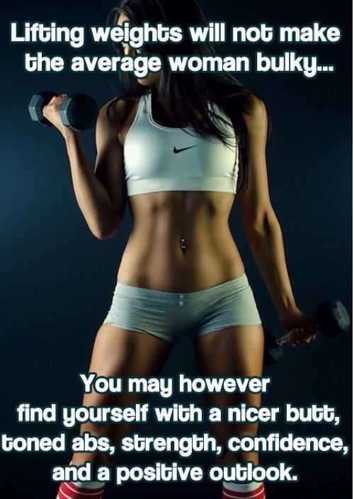 the-sexylosers-club:  motivationintohabit:  Biggest myth for women and fitness….