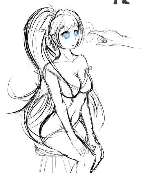 jjimmy789:  sweethypnoanna:  lewd-zko:  some meh sketches that were never going to see the light of day, various levels of wonk in the anatomy to be expected.  @jjimmy789  I love that. Blank glassy eyes. So hot 