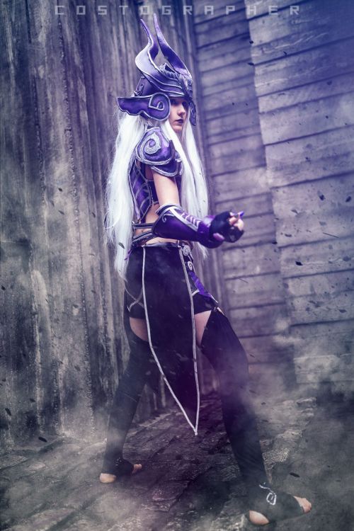 Character name: Syndra From: League of Legends Photographer: He is retired but does still have a twi