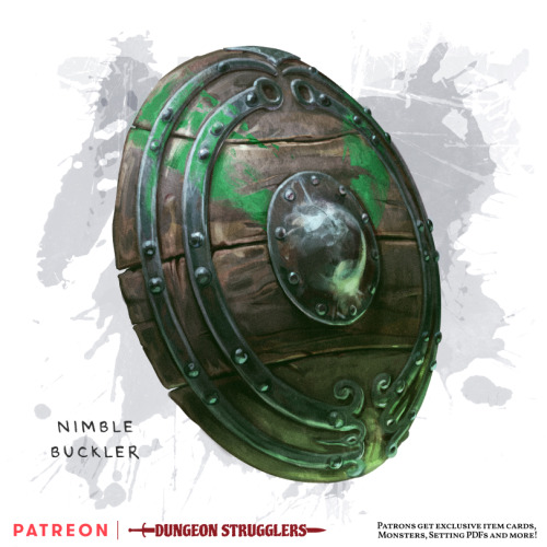Any time property Dependence Dungeon Strugglers — ✨New item!✨ Nimble Buckler Armor (shield),...