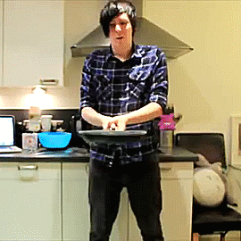 Dan And Phil + Pancake Flips Throughout The Years