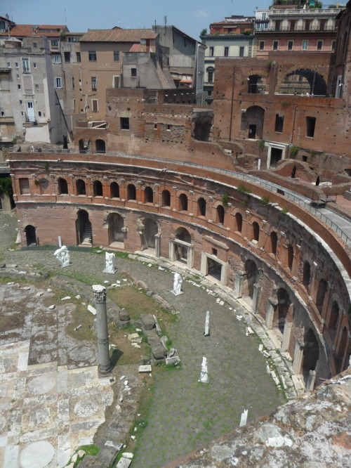 ancientromebuildings: Markets of TrajanI had planned to visit Markets of Trajan sooo many times but 