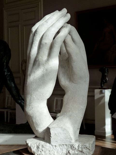 move-and-still:The Cathedral - La Cathedrale by Auguste Rodin