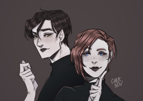 Breton Necromancers@a-berseker-crybaby and my ESO kids Leon and Jacqueline 