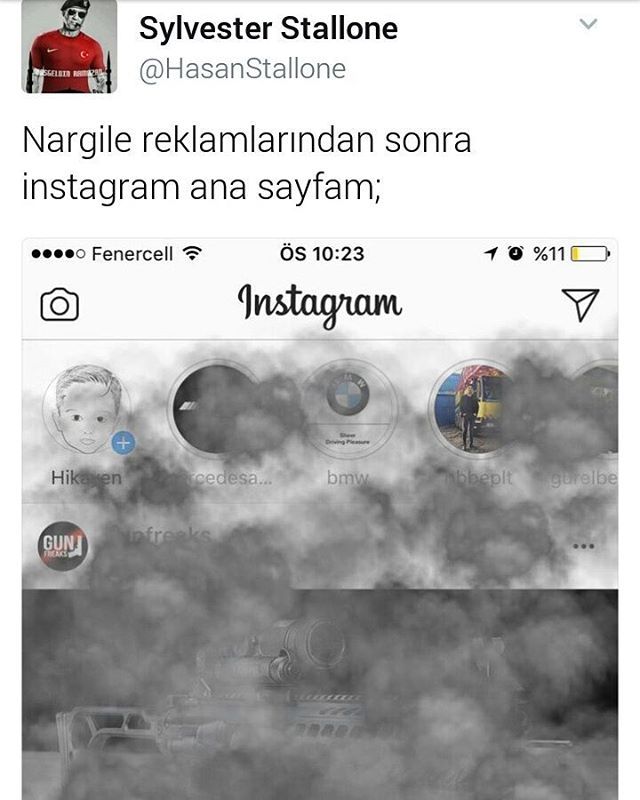 Nargile reklamlarından...