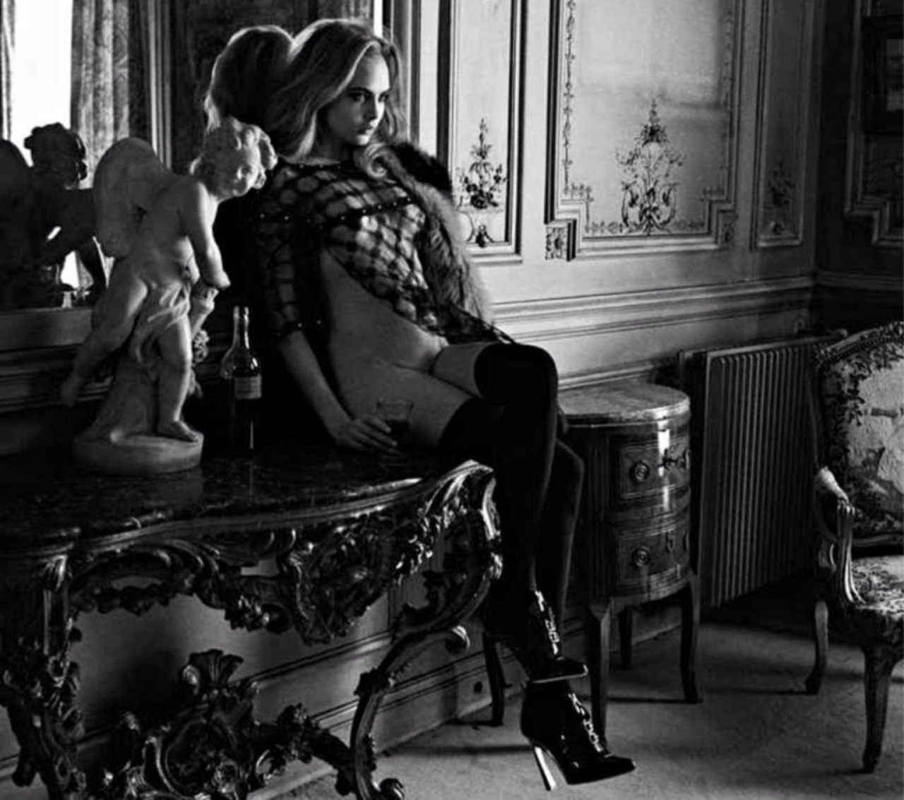 celebgoodies:  hobosnottygras:  hot-celeb-posts:  Cara Delevinge  👹  http://celebgoodies.tumblr.com