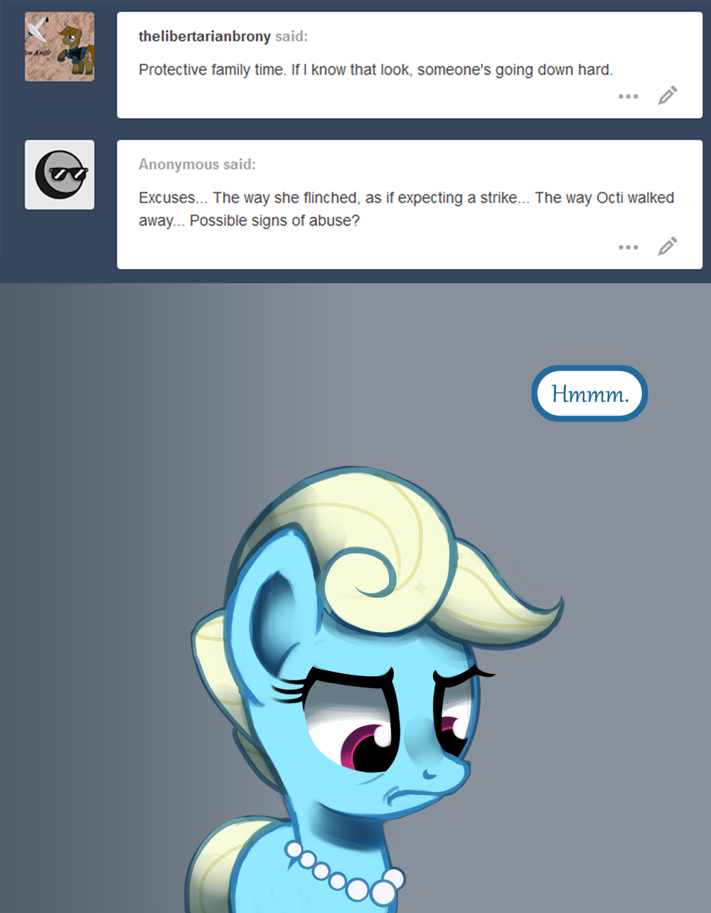 ask-canterlot-musicians:Grandma Melody is not happy.&gt;=/