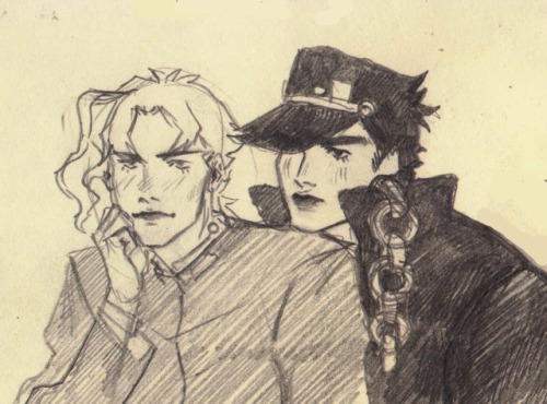 hey it’s been a whilehere are jjba sketchesI returned, but not for long. I think I’ll mo