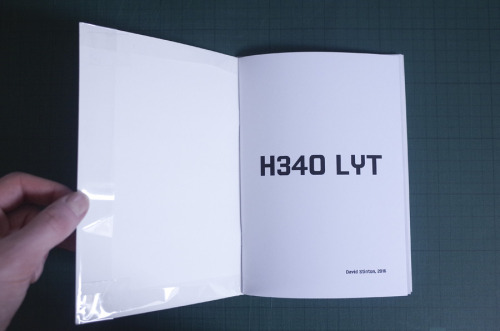 H340 LYT laser print on Mondi 90gsm full colour 64 pages edition of 10 2016 come have a look during 