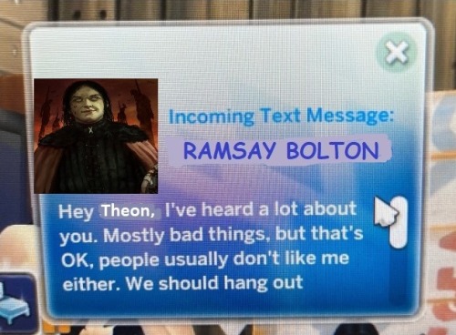 Ramsay When He Hears That Theon Has Taken Over Winterfell-