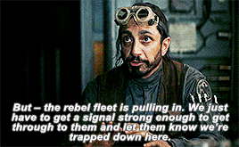 xwingedpoe:BODHI ROOK WEEK – DAY 2 – ABOVE HIS PAY GRADE“All right,” Bodhi said. “Listen up.” Breath