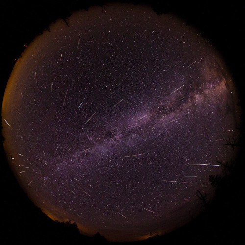 kn207:2013 Perseid Meteor Shower and Milky Way by Thomas W. Earle