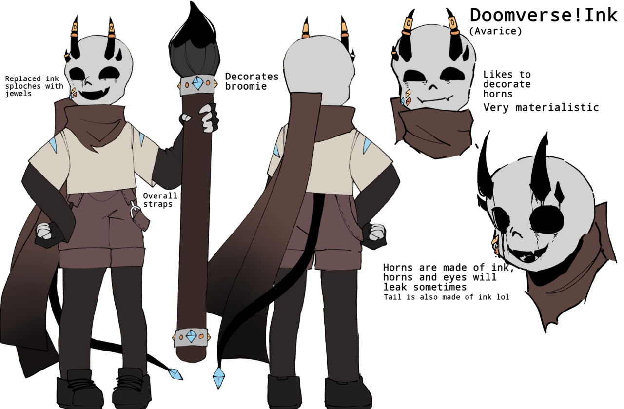 Abrasive — Last of the Doomverse ref sheets!!! I might make
