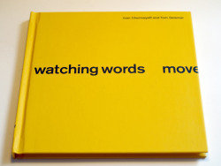 visual-poetry:  “watching words move” by