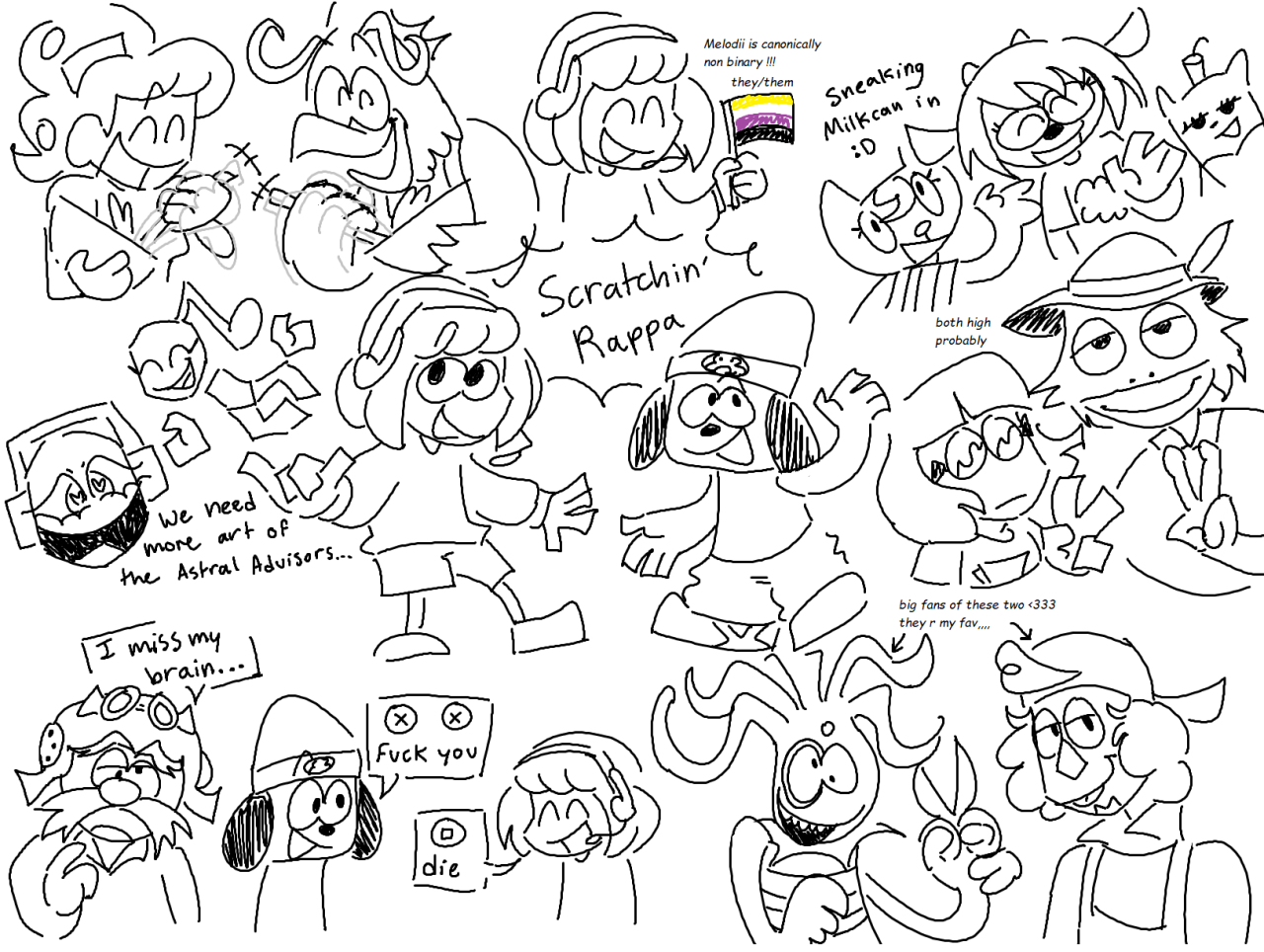 more doobles : r/Parappa