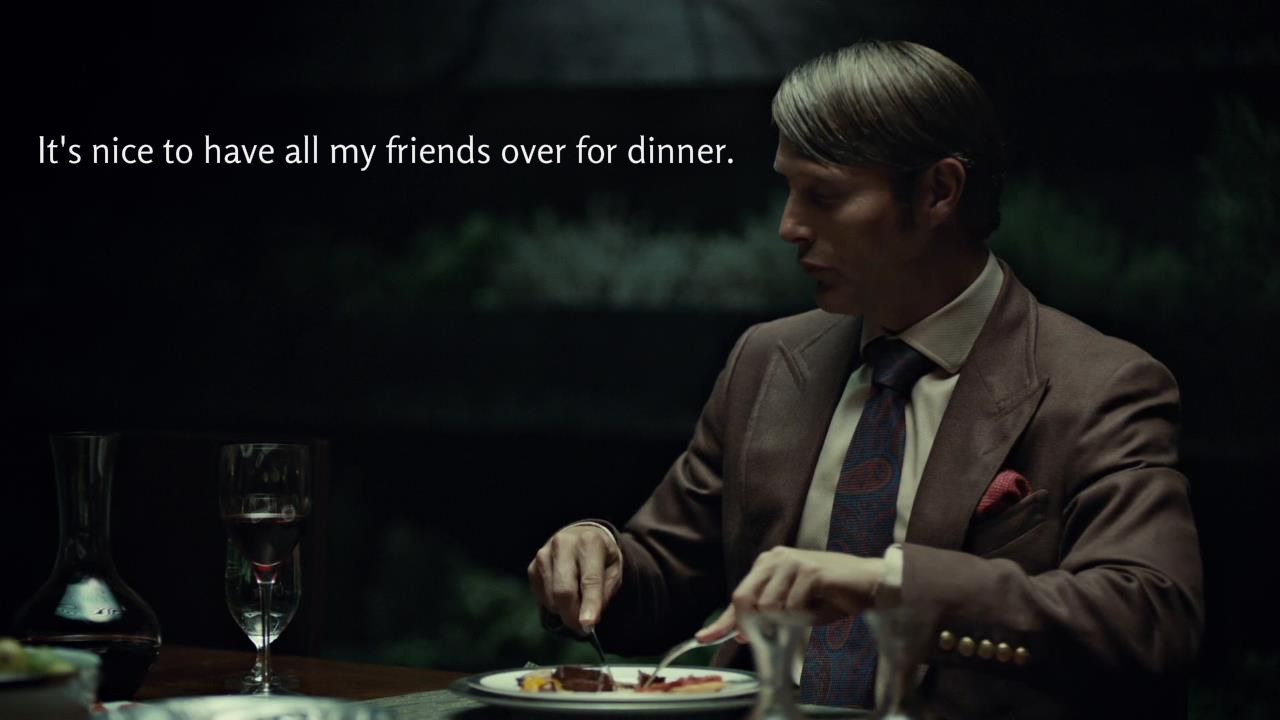 garotasgeeks:   Dinner parties are boring once you’ve eaten all your friends. 