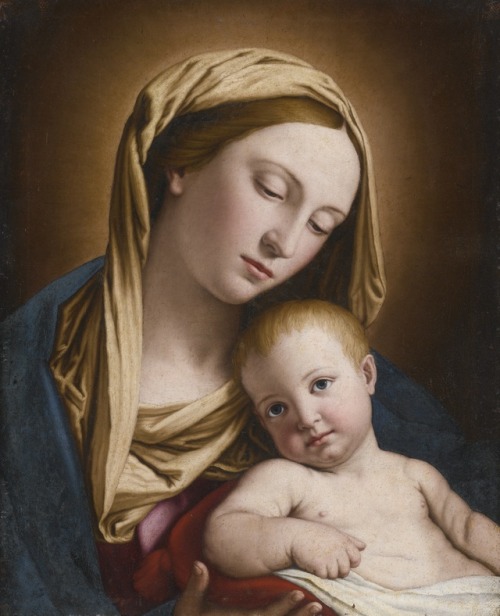Giovanni Battista Salvi, called Sassoferrato, Madonna and Child, 17th century
