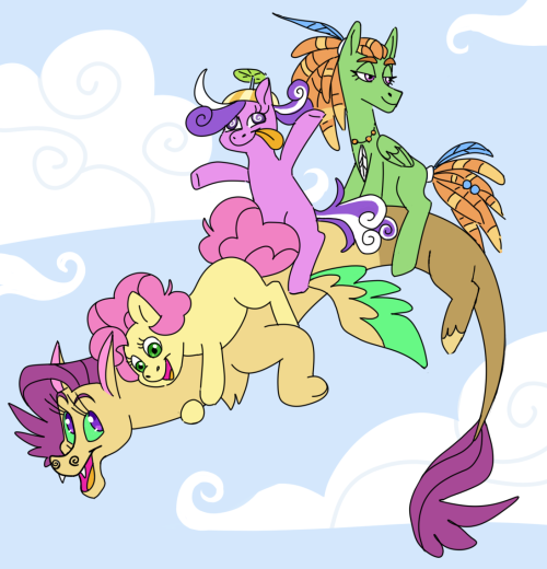 Fun Squad! I Sketched This Before I Came Up With Fauna So They Are Not Included. But Next Time Theyll