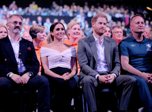 The Duke and Duchess of Sussex attend the Invictus Games opening ceremony at Zuiderpark | April 16th