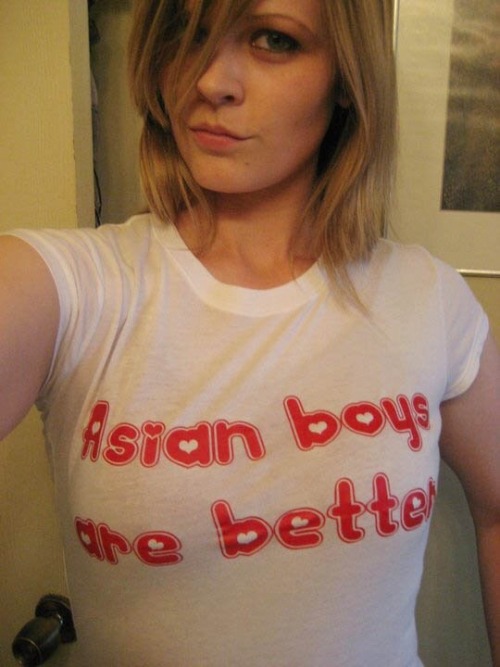 amwflewd:So true! Another white girl converted to the Asian New World Order.  Giving up patheti