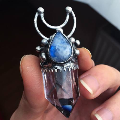 mistylines:  Lunar necklace 