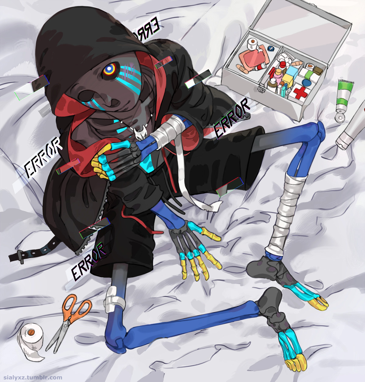 Human Reaper Sans by Uvah-Sempai on DeviantArt