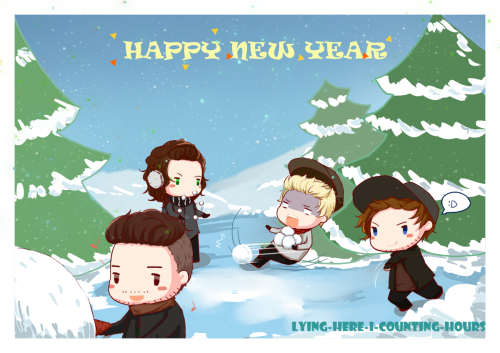 lying-here-i-counting-hours:  Happy new year!  (✪ω✪)  